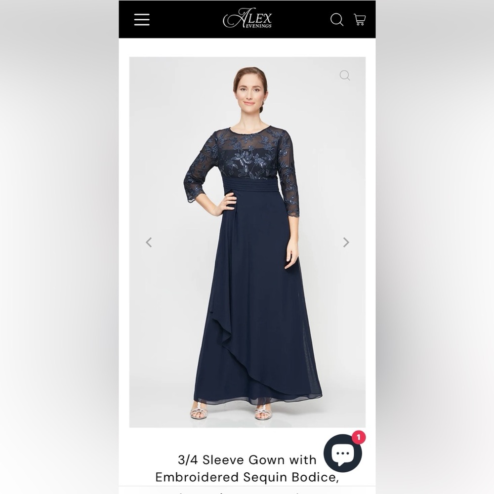 Wedding Formal New! Long Alex Evenings with Embellishments